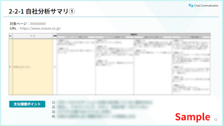 アウトプットイメージ（Webページ）